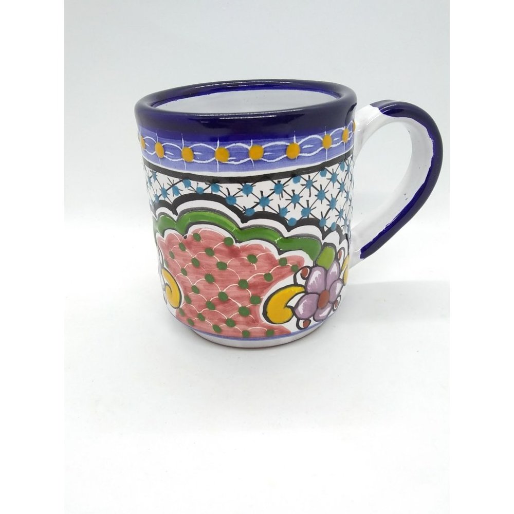 Mexican marked 'TALAVERA La Fe Pue. Mex.'  Mug